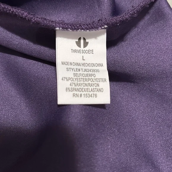 NWT Thrive Societe Womens Loganberry Zip Colorblock Jacket - Picture 5 of 5